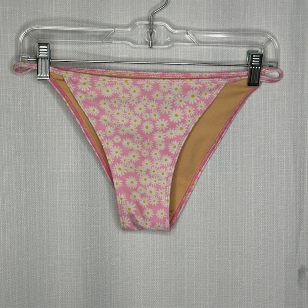 Faithfull The Brand Pink Daisy Bikini Bottoms